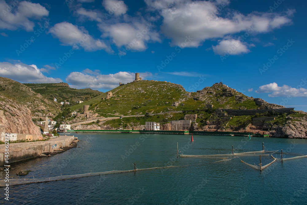 Obraz premium Genoese fortress in Balaklava