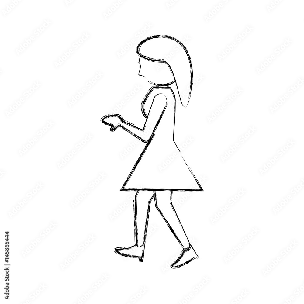 Woman celebrating cartoon icon vector illustration graphic design Woman celebrating cartoon icon vector illustration graphic design