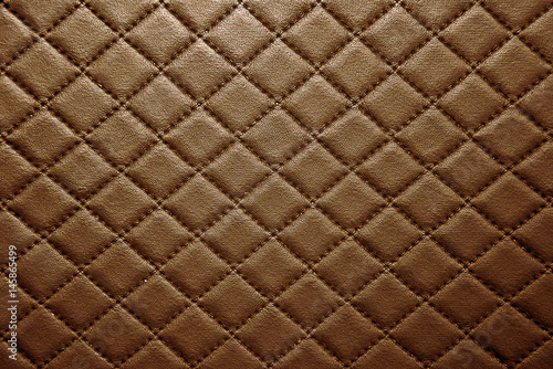 Leather texture with seam background