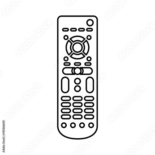 remote control isolated icon vector illustration design