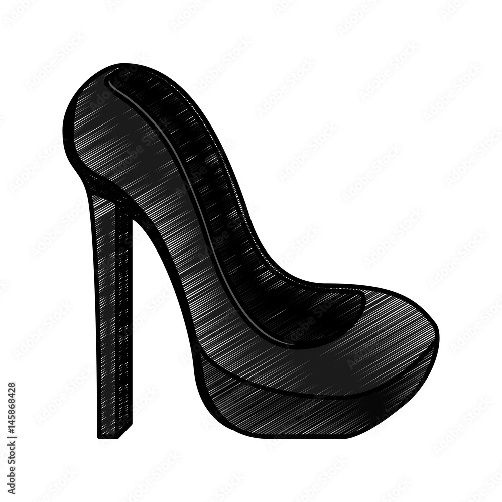 woman heel isolated icon vector illustration design woman heel isolated icon vector illustration design