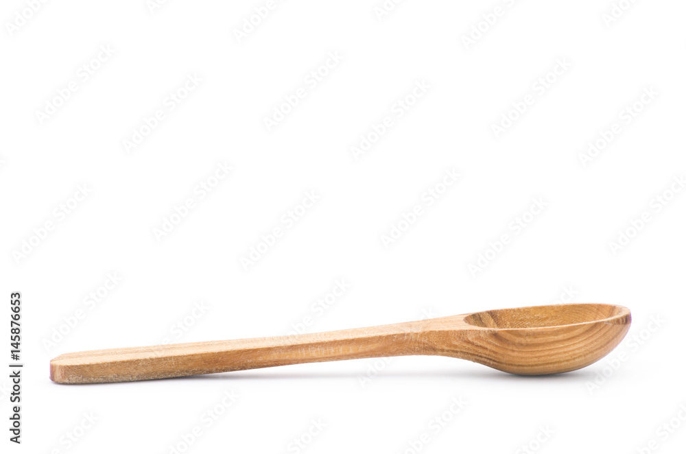 Wooden Spoon isolated on white background Wooden Spoon isolated on white background
