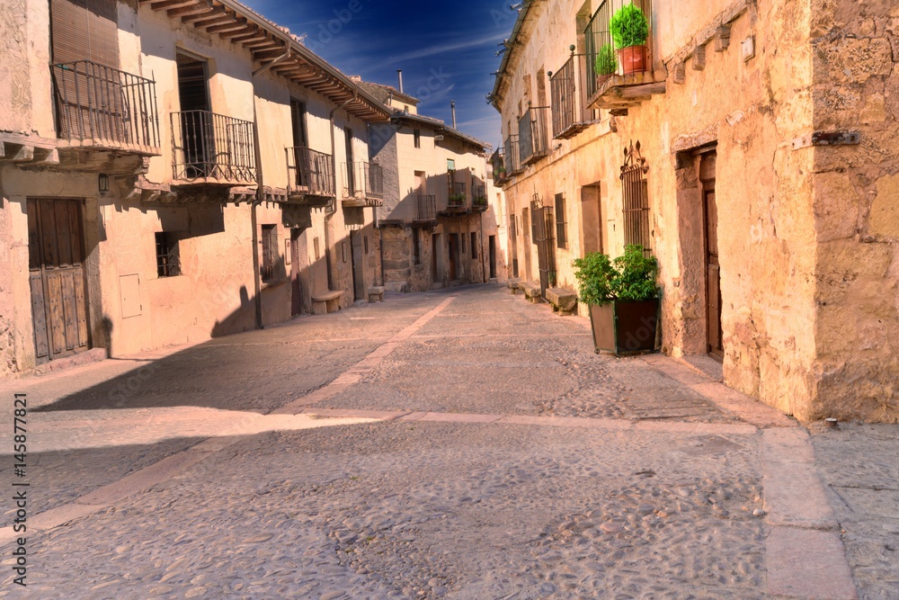 Obraz premium calles medievales en Pedraza