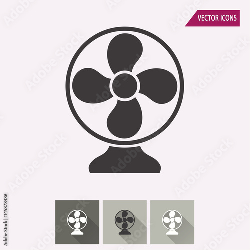Fan - vector icon.