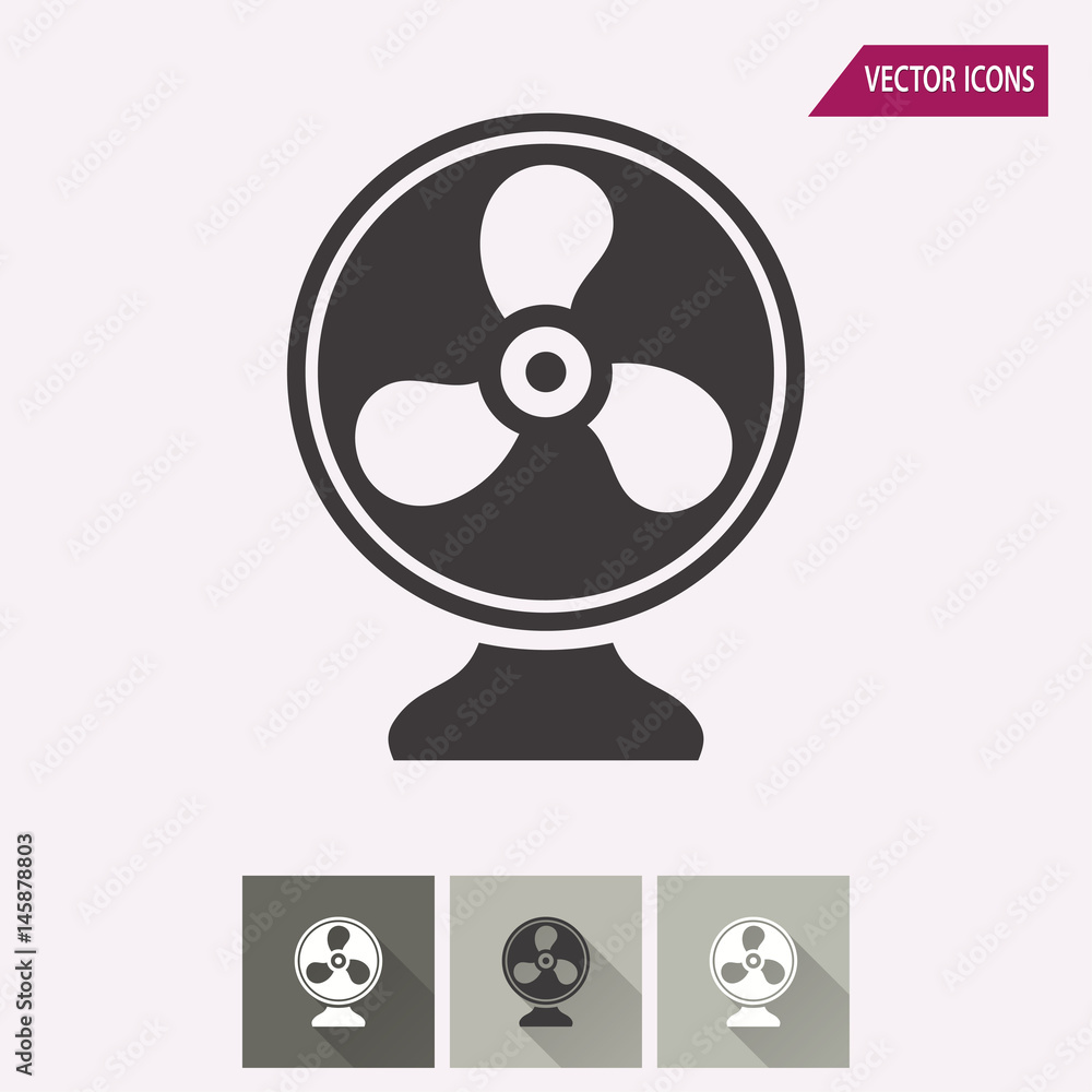 Fan - vector icon.