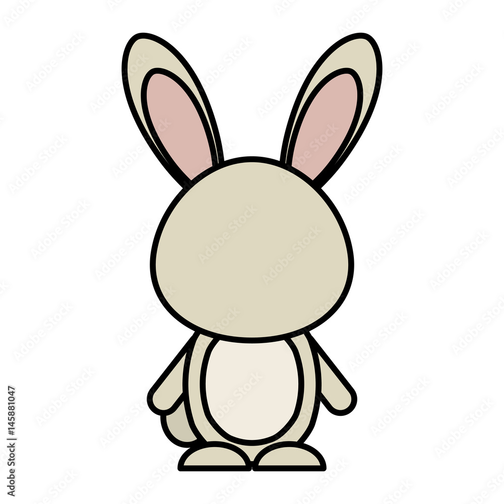 cute rabbit woodland animal vector illustration design cute rabbit woodland animal vector illustration design