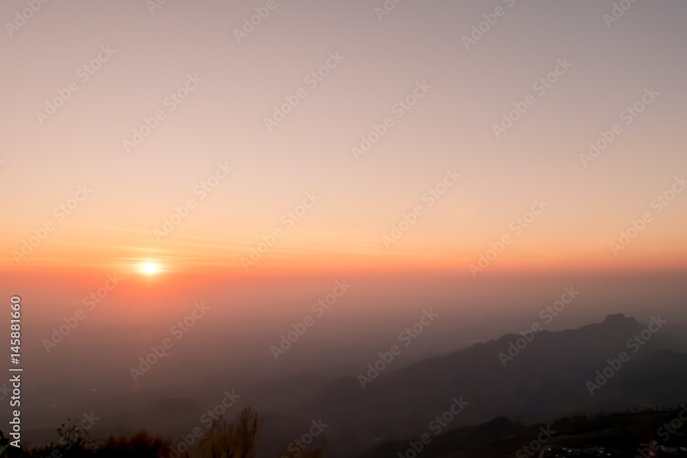 Fototapeta premium landscapes nature sunset at thailand