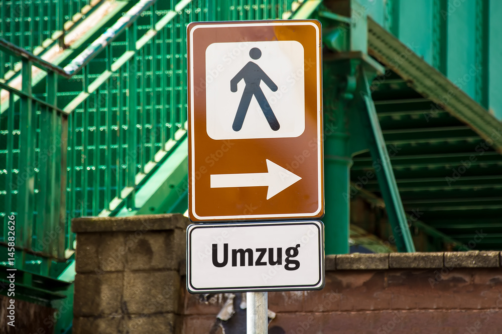 Schild 224 - Umzug