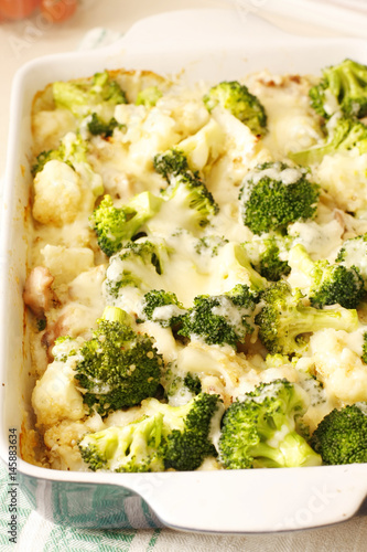 Dual cabbage casserole with chicken and quinoa