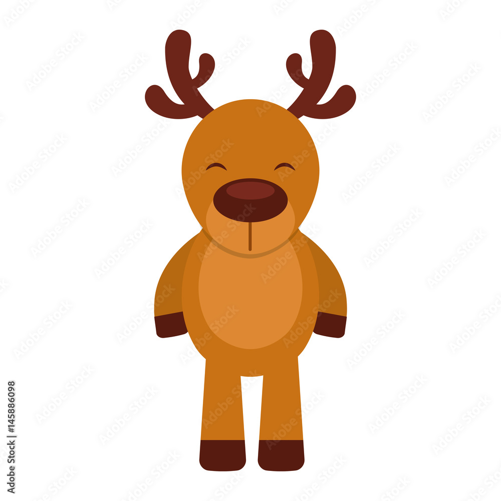 custom made wallpaper toronto digitalcute deer character icon vector illustration design