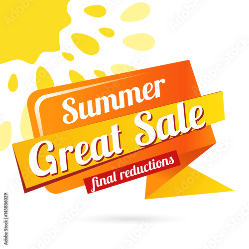 Web Banner sale summer