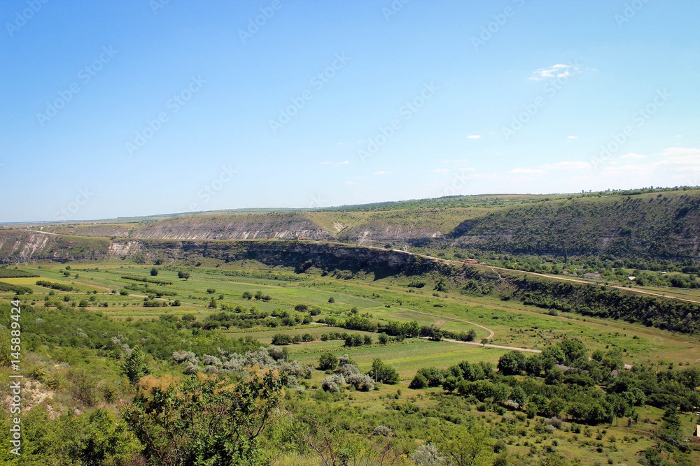 Naklejka premium Панорама Старого Орхея, Молдова