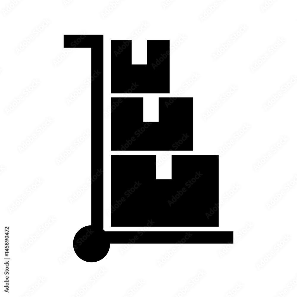 cart delivery isolated icon vector illustration design cart delivery isolated icon vector illustration design