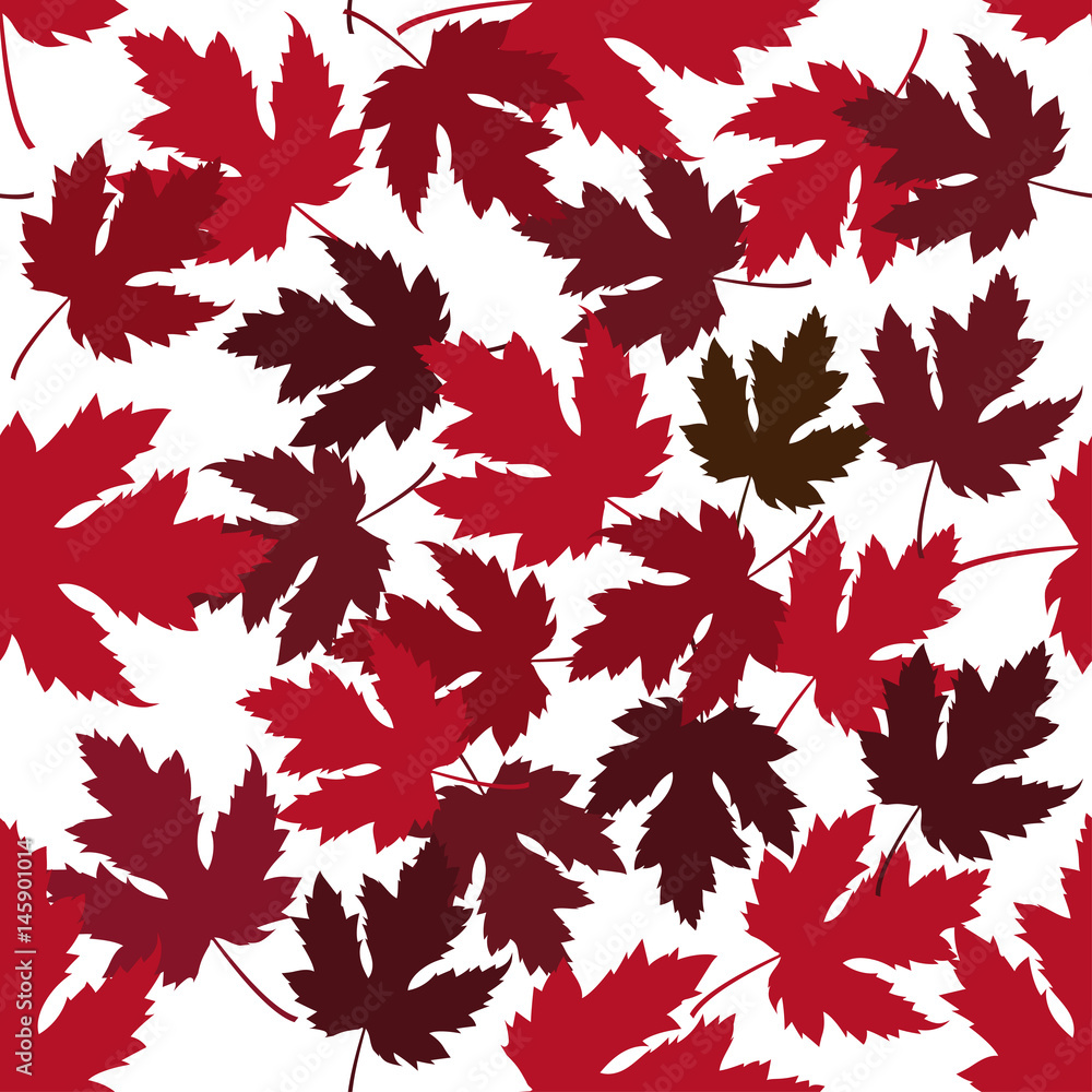 Autumn vector seamless pattern. Autumn vector seamless pattern.
