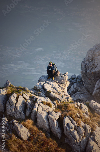 Fotografo in montagna, Monte Resegone, Valle Imagna, Bergamo, Orobie photo