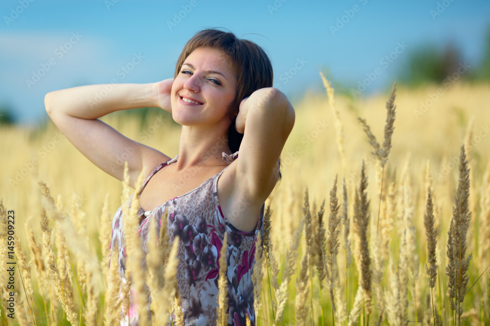 Woman in the grass Woman in the grass