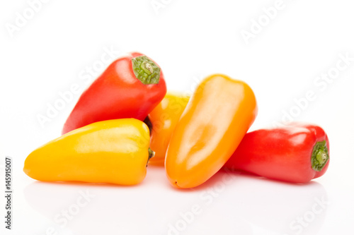 Fresh ripe peppers.