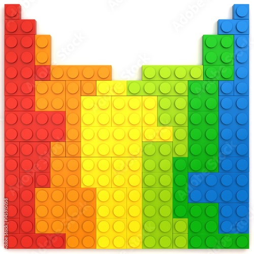 Plastic building blocks