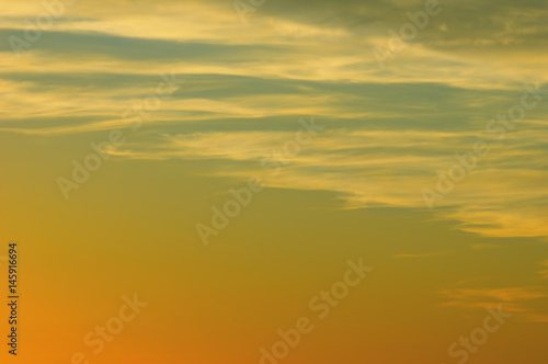 Dreamy Sunset Skyscape Background