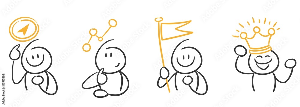 Stick Figure Series / Existenzgründung Stick Figure Series / Existenzgründung