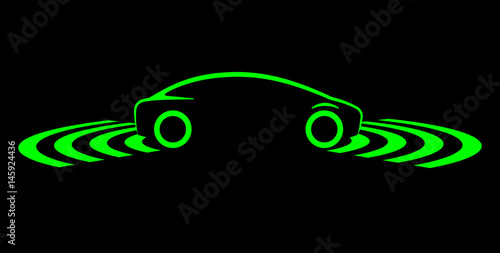 driverless car symbol