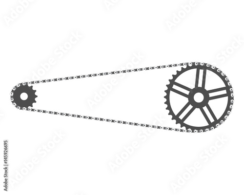 Bicycle Chain And Sprockets