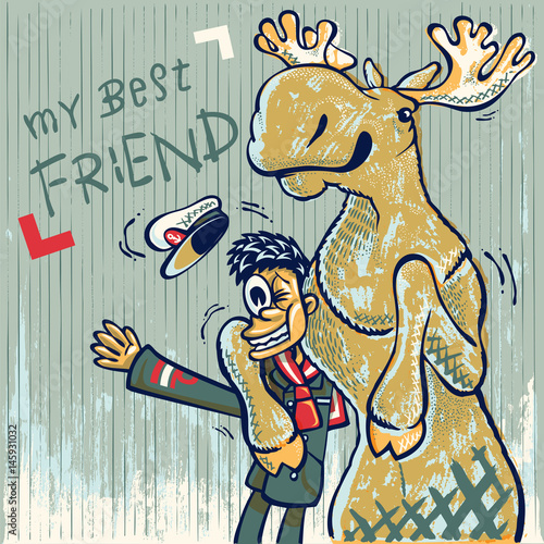 My best reindeer friend
