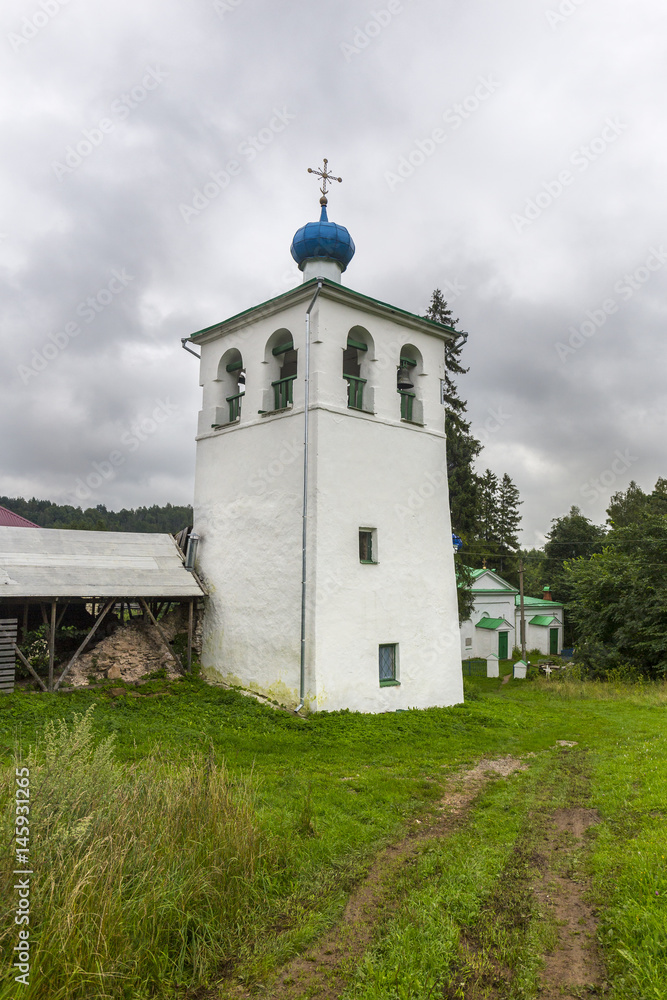 View on old orthodox church building