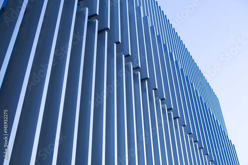 Modern lines in a building exterior.