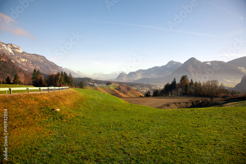 Beautiful mountain views from Maurach  Austria