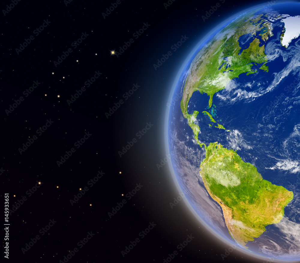 Americas from space Americas from space