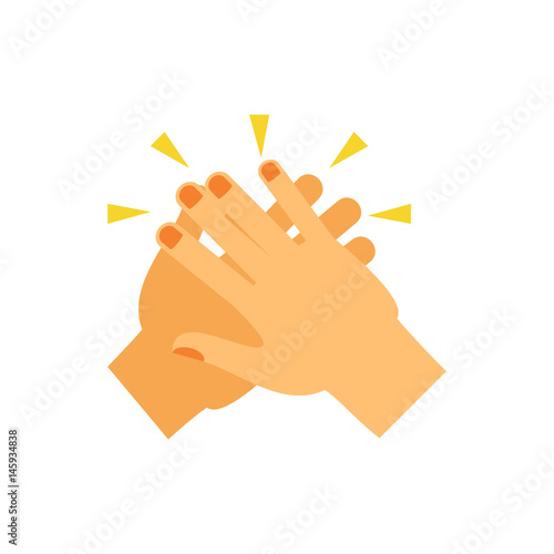 hi five vector