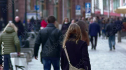 Wallpaper Mural Abstract movement of people Torontodigital.ca