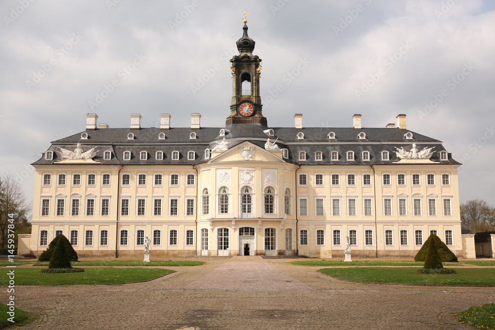 The historic Castle Hubertusburg in Saxony, Germany