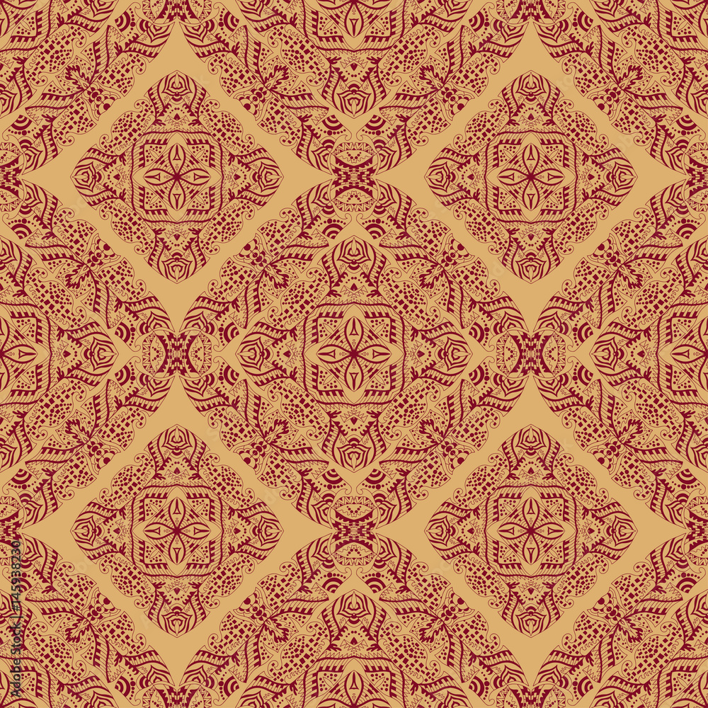 Ethnic bohemian seamless pattern.