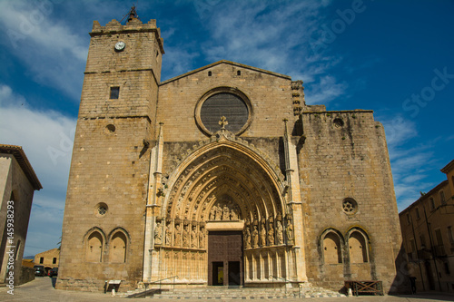 Santa Maria Basilica de Castello d'Empuries, Catalonia, Spain photo