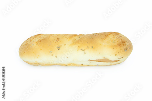 Bread isolated on white background