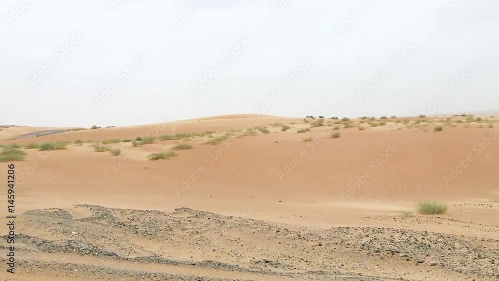POV driving on desert arabian road HD video. Nature dry sandy dune hill and barchan sand terrain nature landscape POV driving on desert arabian road HD video. Nature dry sandy dune hill and barchan sand terrain nature landscape