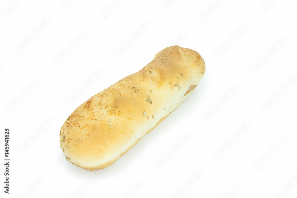 Bread isolated on white background Bread isolated on white background