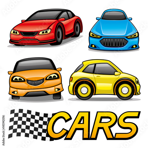 Set of cars.