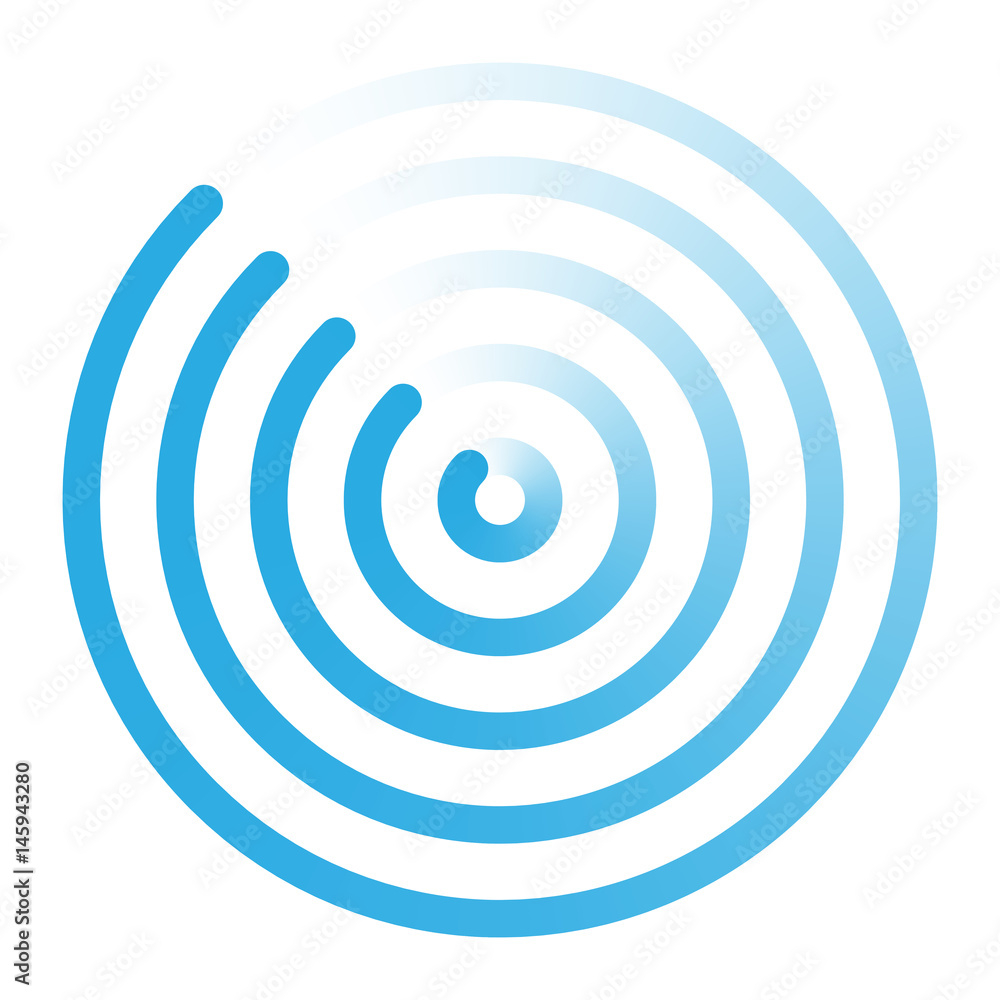 Radar abstract icon symbol vector illustration Radar abstract icon symbol vector illustration