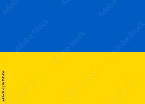 Ukraine national flag. vector illustration. business education