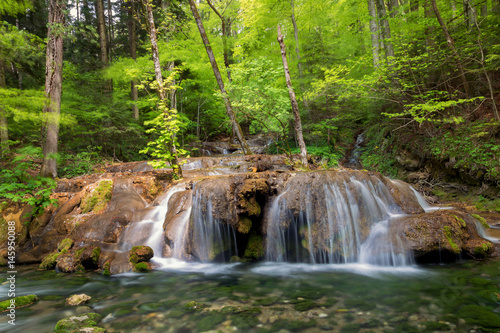 Mountain waterfall