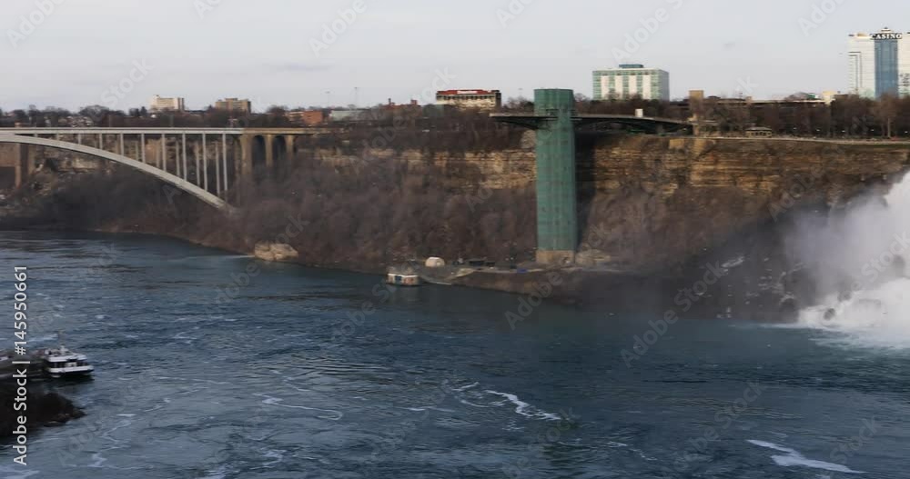 4K UltraHD Pan from the American Falls to the Rainbow Bridge 4K UltraHD Pan from the American Falls to the Rainbow Bridge