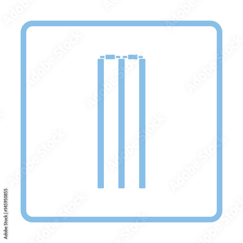 Cricket wicket icon