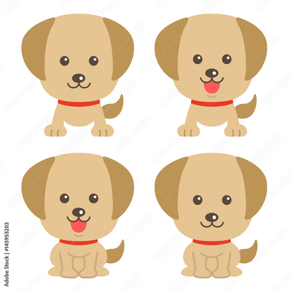 犬のイラストセット 犬のイラストセット