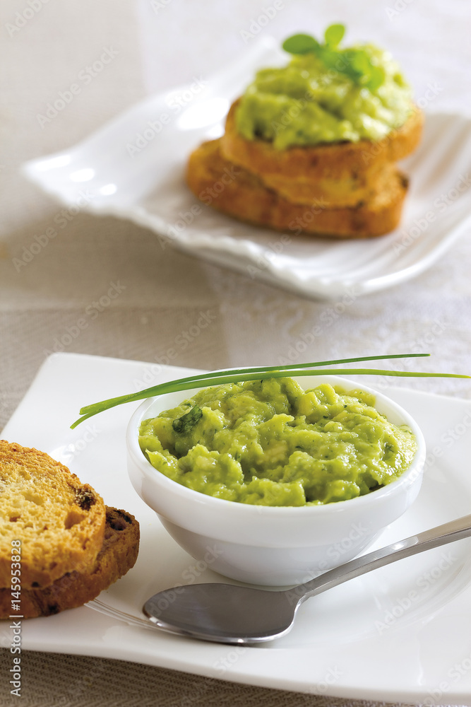 Guacamole on toast Guacamole on toast