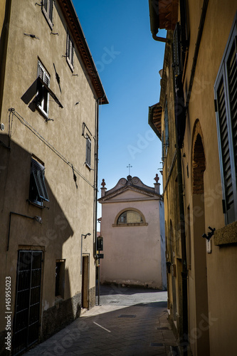 Fototapeta Naklejka Na Ścianę i Meble -  GUARDISTALLO, Pisa, Italy - Historic Tuscany hamlet