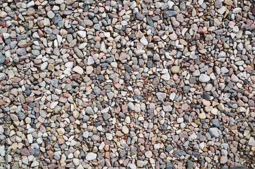 Texture of fine stone granite gravel