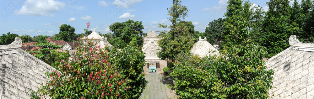 Taman Sari water palace of Yogyakarta on Java island